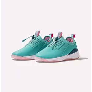 Clove Aqua Blue Pink Women’s Nurse Shoes Nursing Sneakers Fluid Resistant